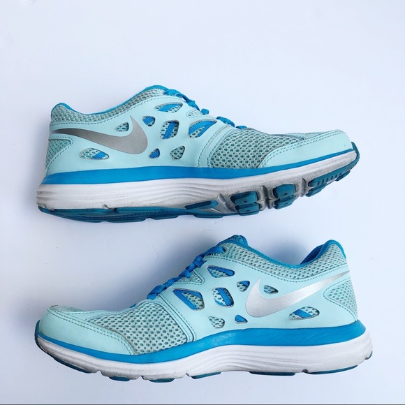 Nike Shoes - Nike Womens Blue & Silver Running Shoes Sz 8